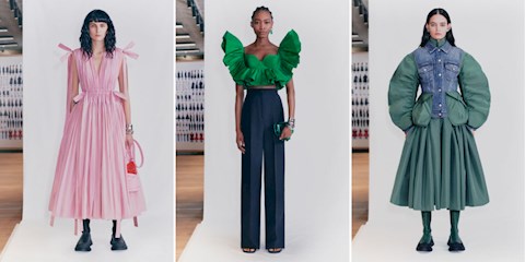 HEYKELSİ SİLUETLER: ALEXANDER McQUEEN PRE FALL 2021 KOLEKSİYONU