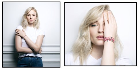 SOPHIE TURNER UNICEF İÇİN BİLEKLİK TASARLADI