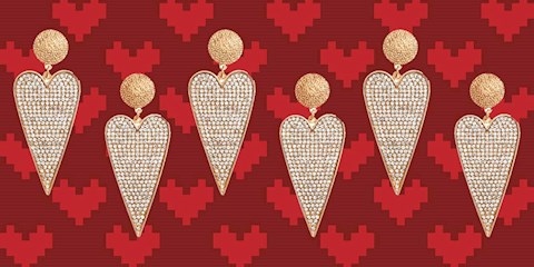 SEVGİLİLER GÜNÜNE EN UYGUN TREND; KALPLİ KÜPELER