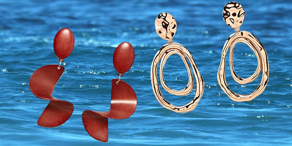 DENİZ DALGALARI TAKILARA YANSIYOR