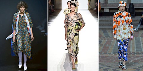 60’LARDAN GÜNÜMÜZE FLORAL DESENLER