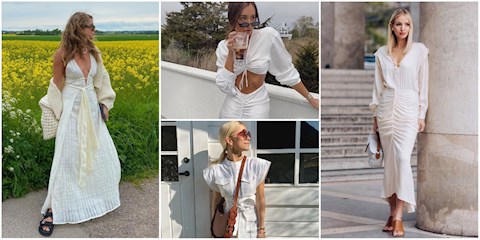 TREND PARÇALAR İLE STİL ÖNERİLERİ: BEYAZ ELBİSELER