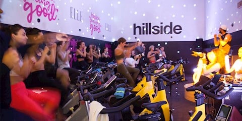 ELLE X HILLSIDE CYCLE BOXING