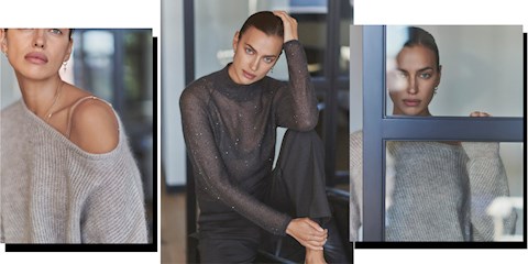 IRINA SHAYK FALCONERI İLE YILBAŞI İÇİN İLHAM VERİYOR