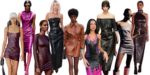 GÜÇLÜ SEÇİM: DERİ ELBİSELER 