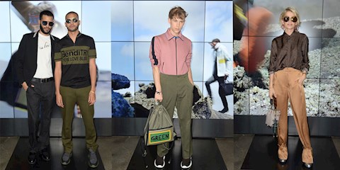 FENDI DEFİLESİNİN ÖN SIRASI ÇOK RENKLİ