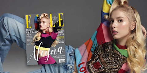 ELLE TÜRKİYE'NİN EYLÜL KAPAK KIZI ALEYNA TİLKİ!