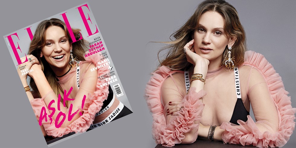 ELLE ŞUBAT SAYISININ KAPAK KIZI FARAH ZEYNEP ABDULLAH 