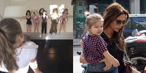 HARPER BECKHAM ANNESİNİN BİR SPICE GIRL OLDUĞUNU ÖĞRENDİ