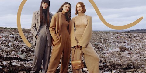 STELLA MCCARTNEY 2017 SONBAHAR-KIŞ KAMPANYASINI KATI ATIK DEPOLAMA ALANINDA ÇEKTİ