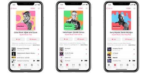 APPLE MUSIC'TE ÜNLÜ İSİMLERİN ÇALMA LİSTELERİNİ KEŞFEDİN
