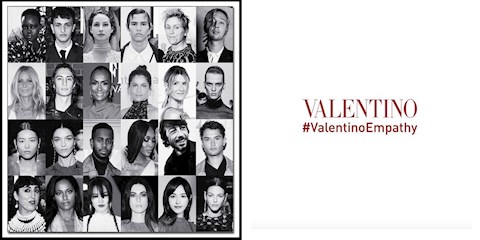 VALENTINO CORONAVİRÜS MÜCADELESİNE KATILDI