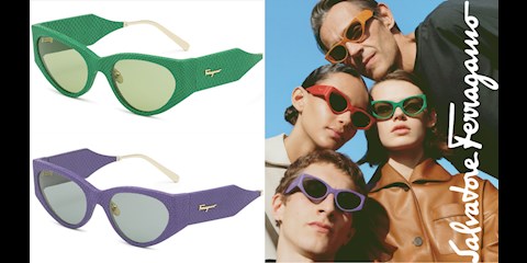 SALVATORE FERRAGAMO'DAN DERİ GÜNEŞ GÖZLÜĞÜ KOLEKSİYONU
