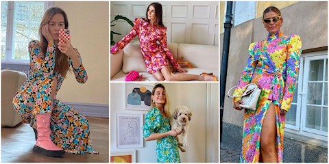 ÇİÇEKLİ ELBİSELERLE İLKBAHARA MERHABA DİYORUZ