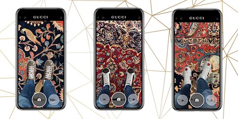 GUCCI AR TEKNOLOJİSİ İLE AYAKKABI DENEMEYE DAVET EDİYOR!