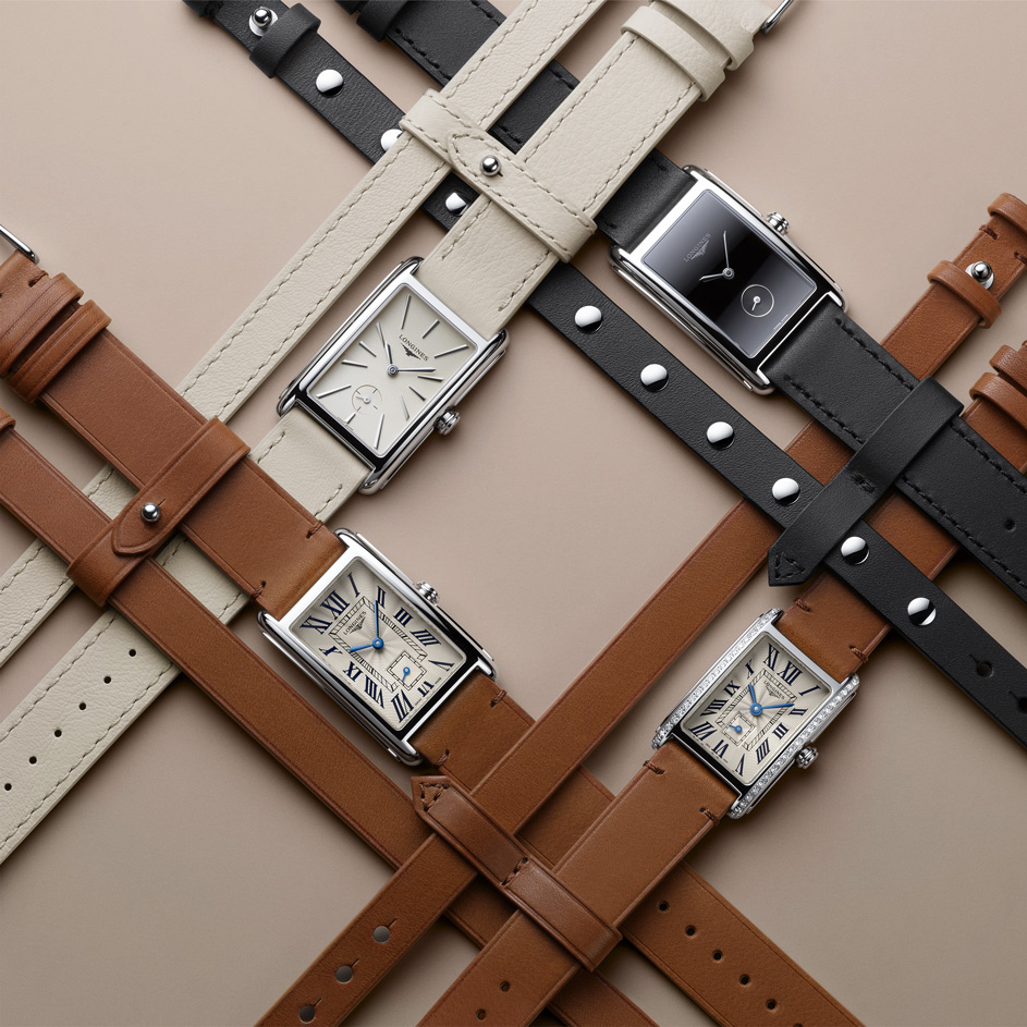 REBORN DESIGN WITH LEATHER STRAP: LONGINES DOLCEVITA X YVY