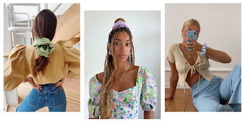 SCRUNCHIE TOKALAR SPOT IŞIKLARI ALTINDA