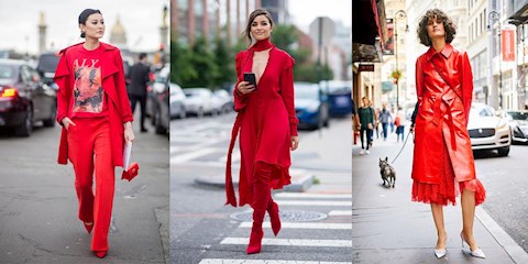 BAŞTAN AŞAĞI KIRMIZI GİYMENİN 6 YOLU