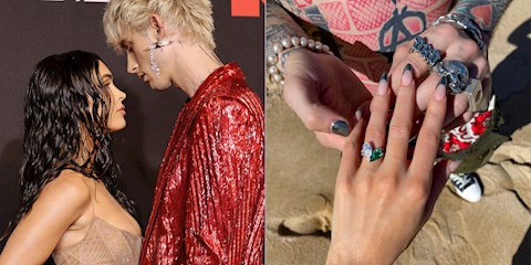 MEGAN FOX’UN ÇARPICI NİŞAN YÜZÜĞÜ