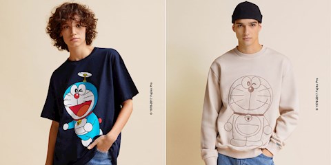 NOSTALJİK KOLEKSİYON: DORAEMON X BERSHKA