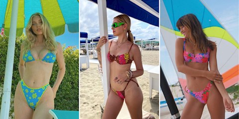 YAZ BİTMEDEN: RETRO ÇİÇEK DESENLİ BİKİNİLER