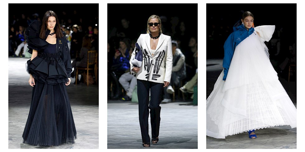 YOLANDA HADID KIZLARI İLE PODYUMDA!