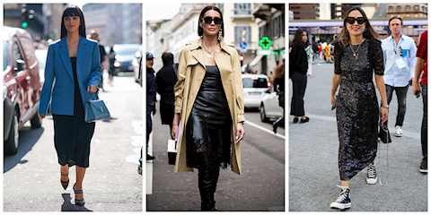 GÜNDÜZDEN GECEYE SİYAH ELBİSELER