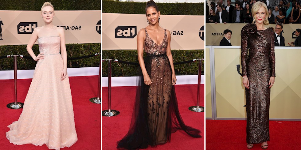 SAG ÖDÜLLERİ KIRMIZI HALI GÖRÜNÜMLERİ