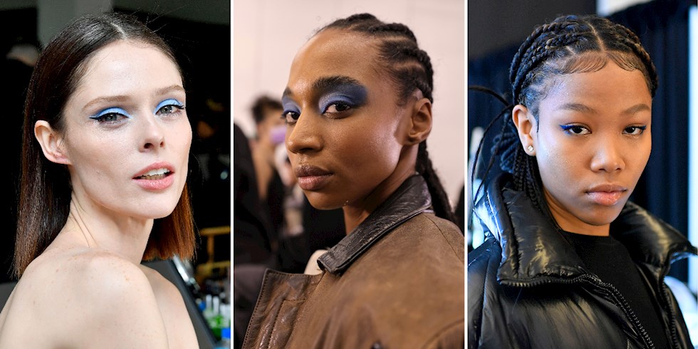 GÖZ MAKYAJINA DRAMATİK MAVİ ETKİSİ