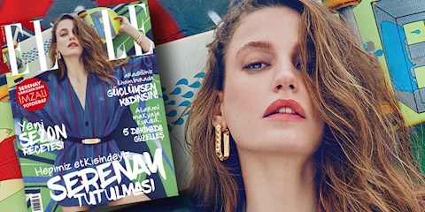 ELLE MART SAYISININ KAPAK KIZI SERENAY SARIKAYA 