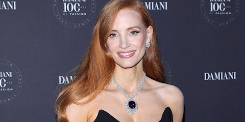Jessica Chastain, Damiani'nin Yeni Marka Elçisi Oldu