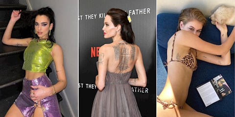 RADARIMIZDA: ÜNLÜLERİN DÖVMELERİ