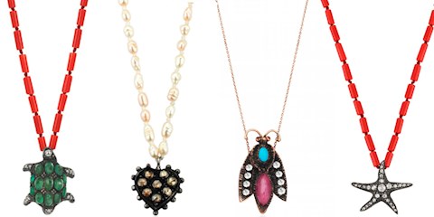 GÖZDE ATLI'NIN RENGARENK YAZ KOLYELERİ