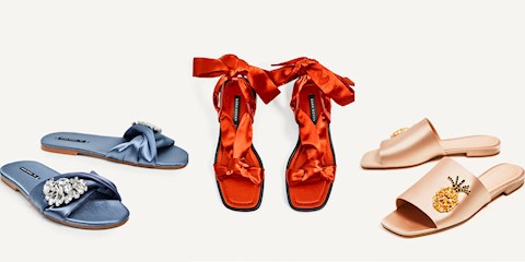 SANDALETLERE SATEN DOKUNUŞU