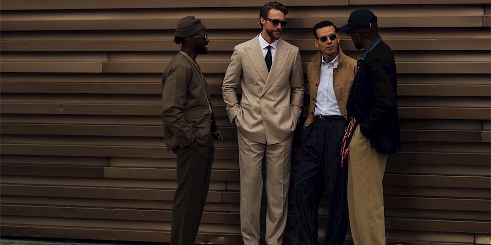 Floransa'da Pitti Uomo Sahnesi