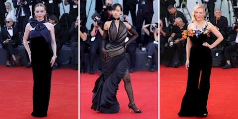 Kırmızı Halı: Venedik Film Festivali'nden Unutulmaz Siyah Görünümler