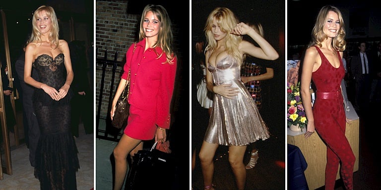 Claudia Schiffer’in 90'lar Stili
