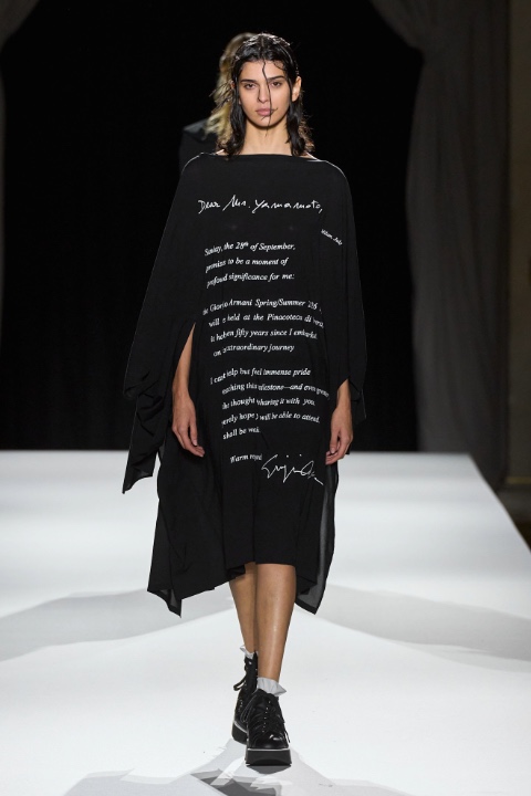 Paris Moda Haftası: Yohji Yamamoto İlkbahar/Yaz 2026 / 10