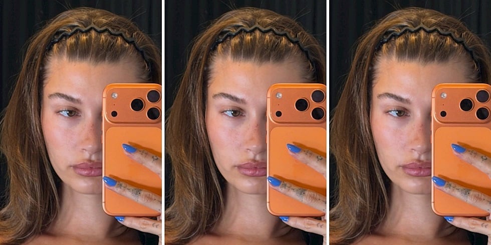 Hailey Bieber'ın Son Saç Takıntısı: 2000'lerin Zikzak Taçları Geri Dönüyor