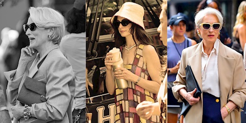 The Devil Wears Prada'nın Devam Filminden Gelen Karelerdeki Saat Tercihleri Karakterleri Ele Veriyor!