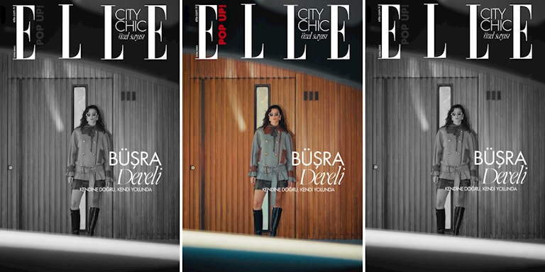 Büşra Develi ELLE Pop Up! Kapağında!